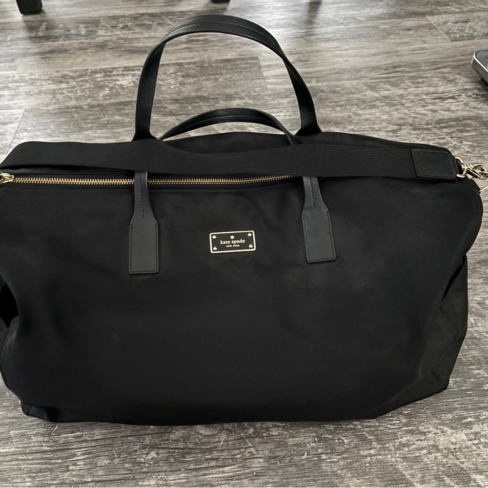 Kate Spade Black Duffle Bag
